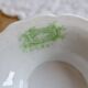 Small vintage vegetable dish English faience Feldspath