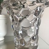 Crystal vase honeycomb Art Deco years 30/40