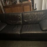 Leather sofa set
