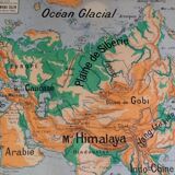 School N ° 14 Asia physical vidal-lablache map