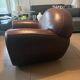 Fauteuil club en cuir steiner