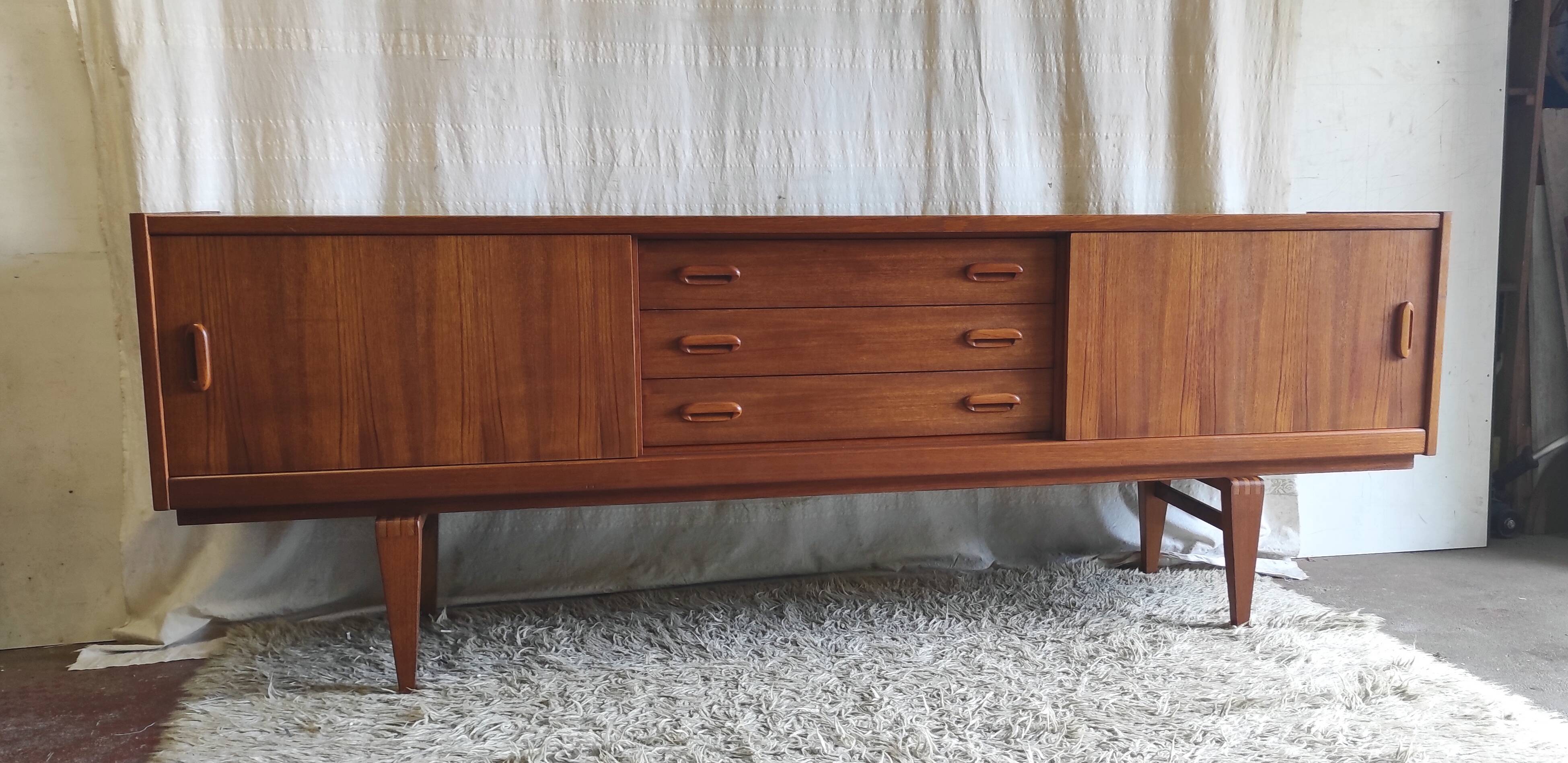 Scandinavian enfilade style in teak - Arnø furniture - 1950s/60s