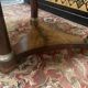 Empire period mahogany and marble pedestal table