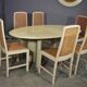 Table and 6 chairs by Mario Sabot from the 70s