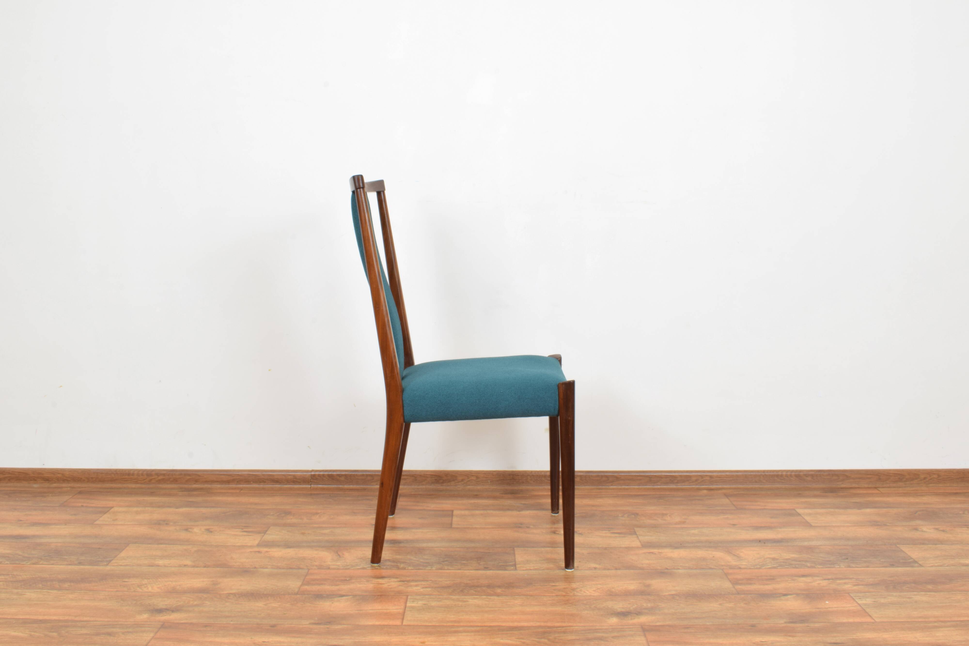 Chaises de salle à manger en teck danois du milieu du siècle, années 1960, lot de 4