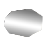 1950s beveled octagonal mirror