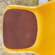Paire de chaises traineaux Orange