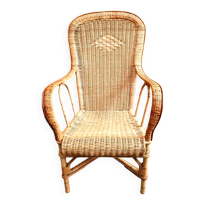 Fauteuil en osier rotin - adulte