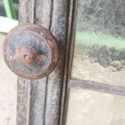 Old stained glass window