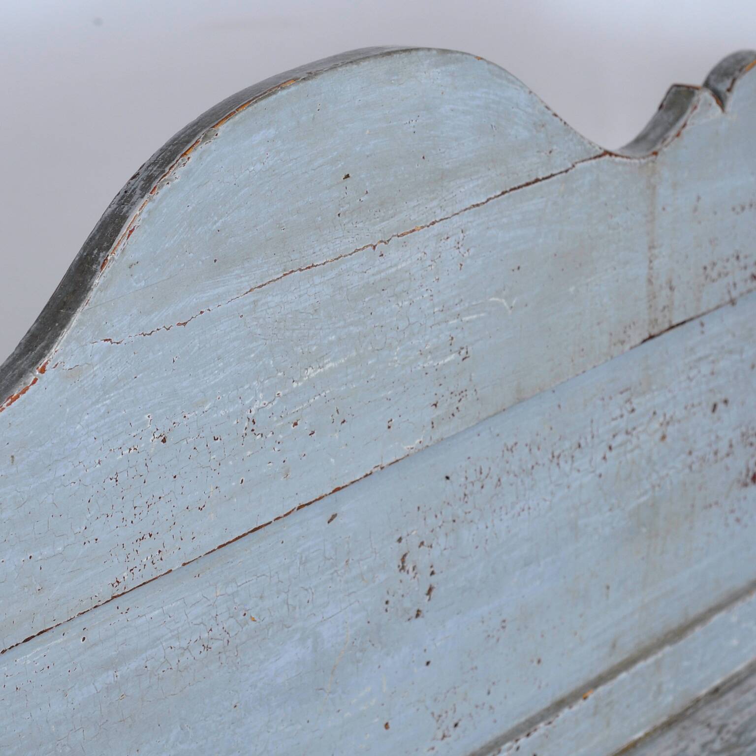 Antique Hungarian pine bench, circa 1900