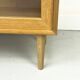 Mid Century Display Case in light oak by WK Möbel, 1970s