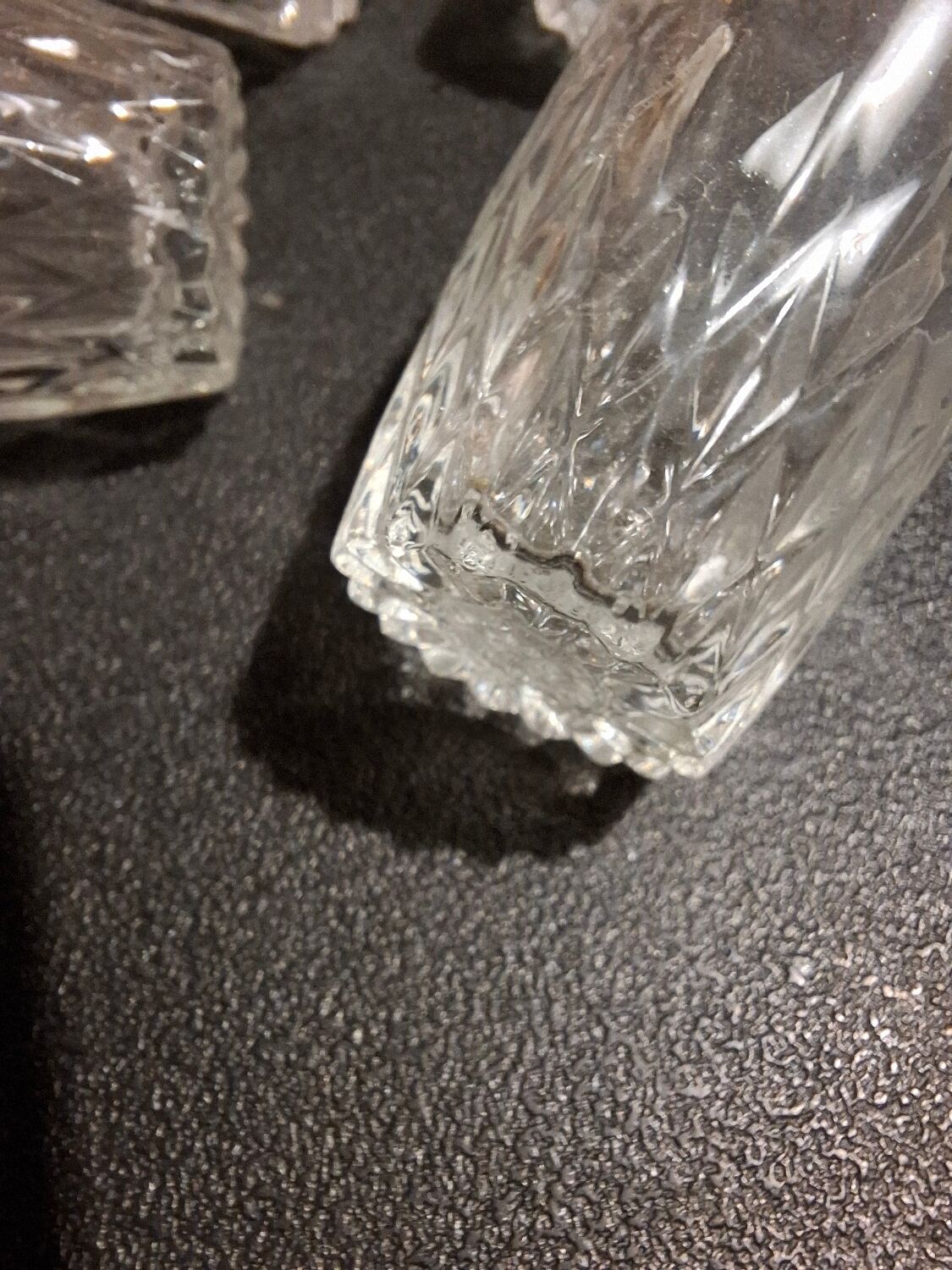 Set of 10 vintage glasses for digestifs or coffee liqueurs.