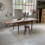 Walnut farmhouse table + extensions