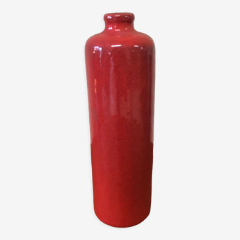 Vase bouteille grès rouge - soliflore