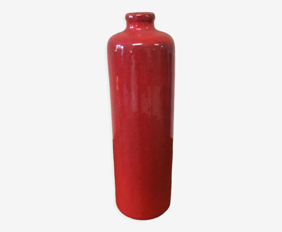 Vase bouteille grès rouge - soliflore