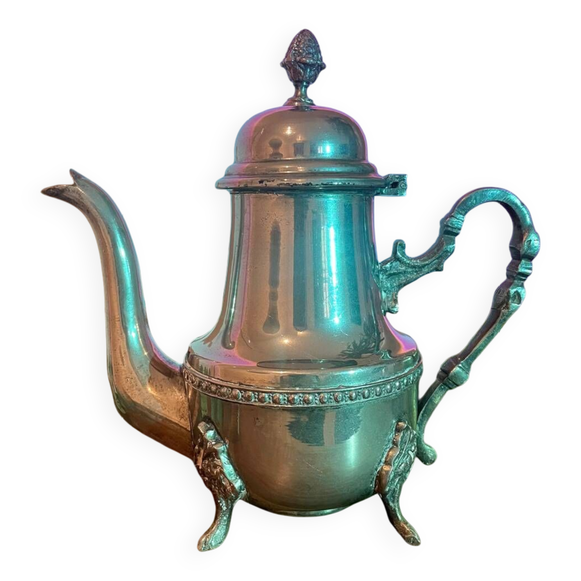 Hallmarked silver metal teapot