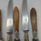 10 couteaux anciens en corne et acier