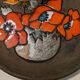Decorative ceramic plate handmade country decoration