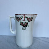 Large pitcher or antique vase Saint-Amand Balmoral model