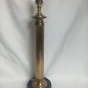 Lamp base in brass and marble - 1970s/1980s