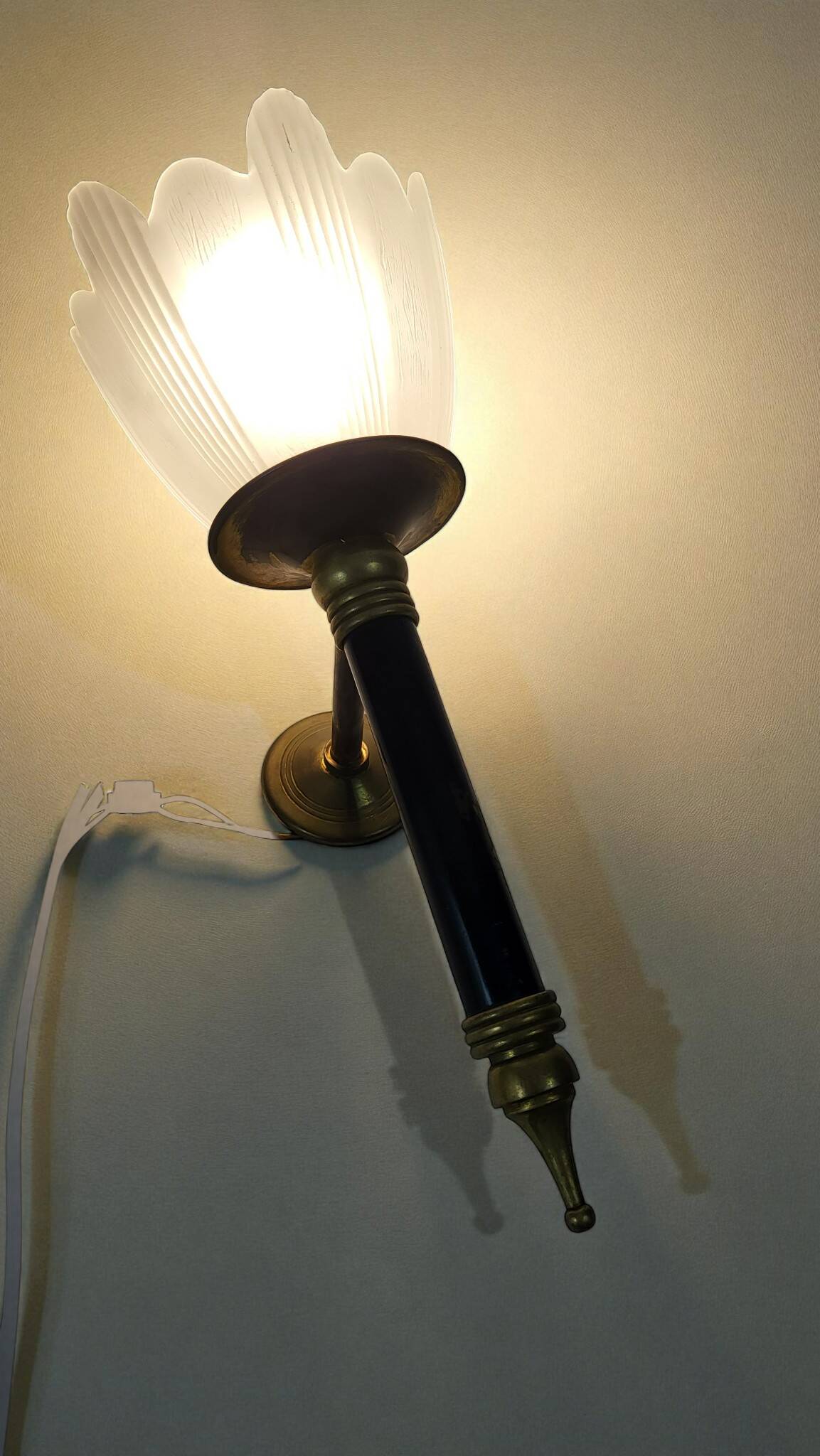1950s Torch Wall Sconces