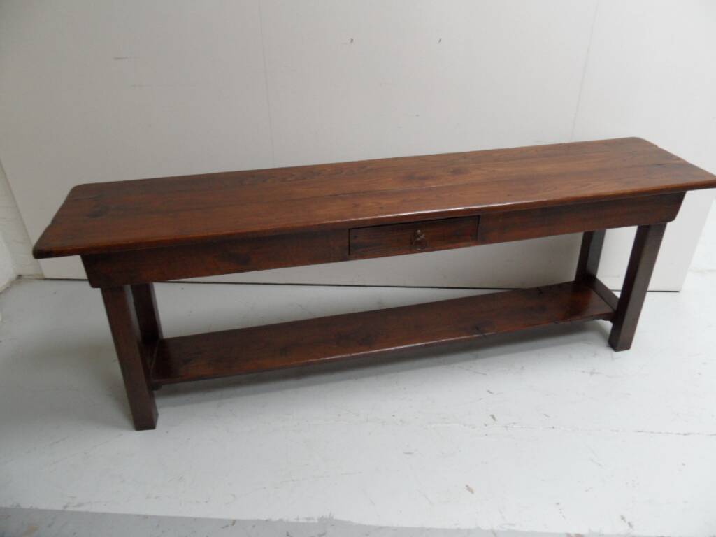 Table de travail en chêne ancien