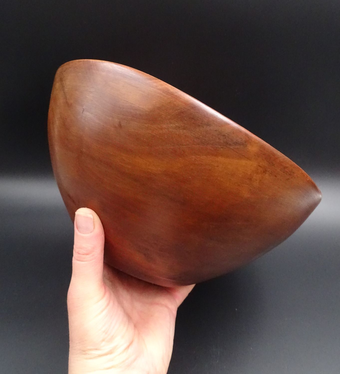 Coupe en bois objet déco et vintage des années 1970