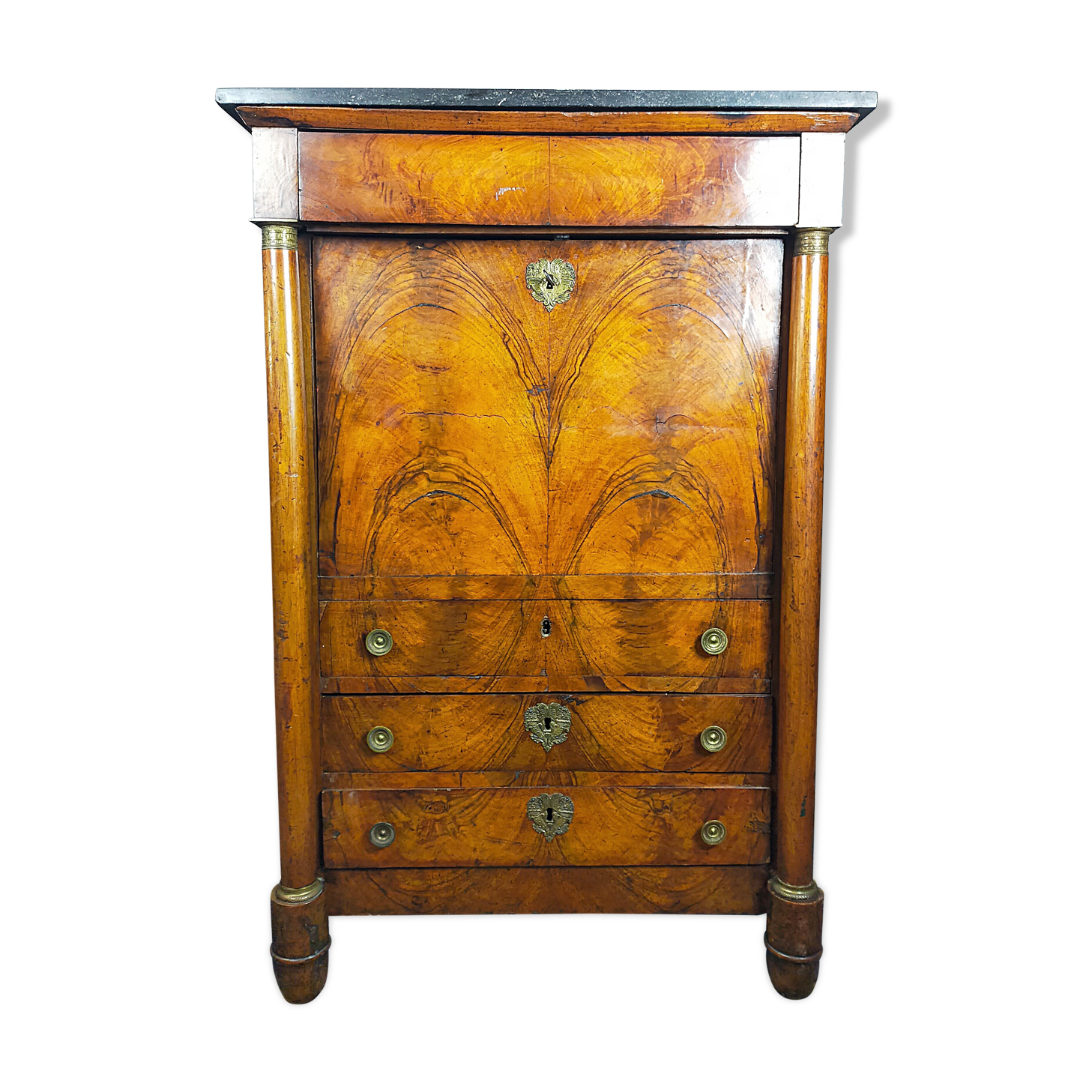 Secretary period Empire in walnut