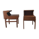 Swedish mid century teak night tables