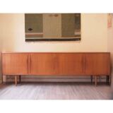 Vintage Scandinavian long sideboard