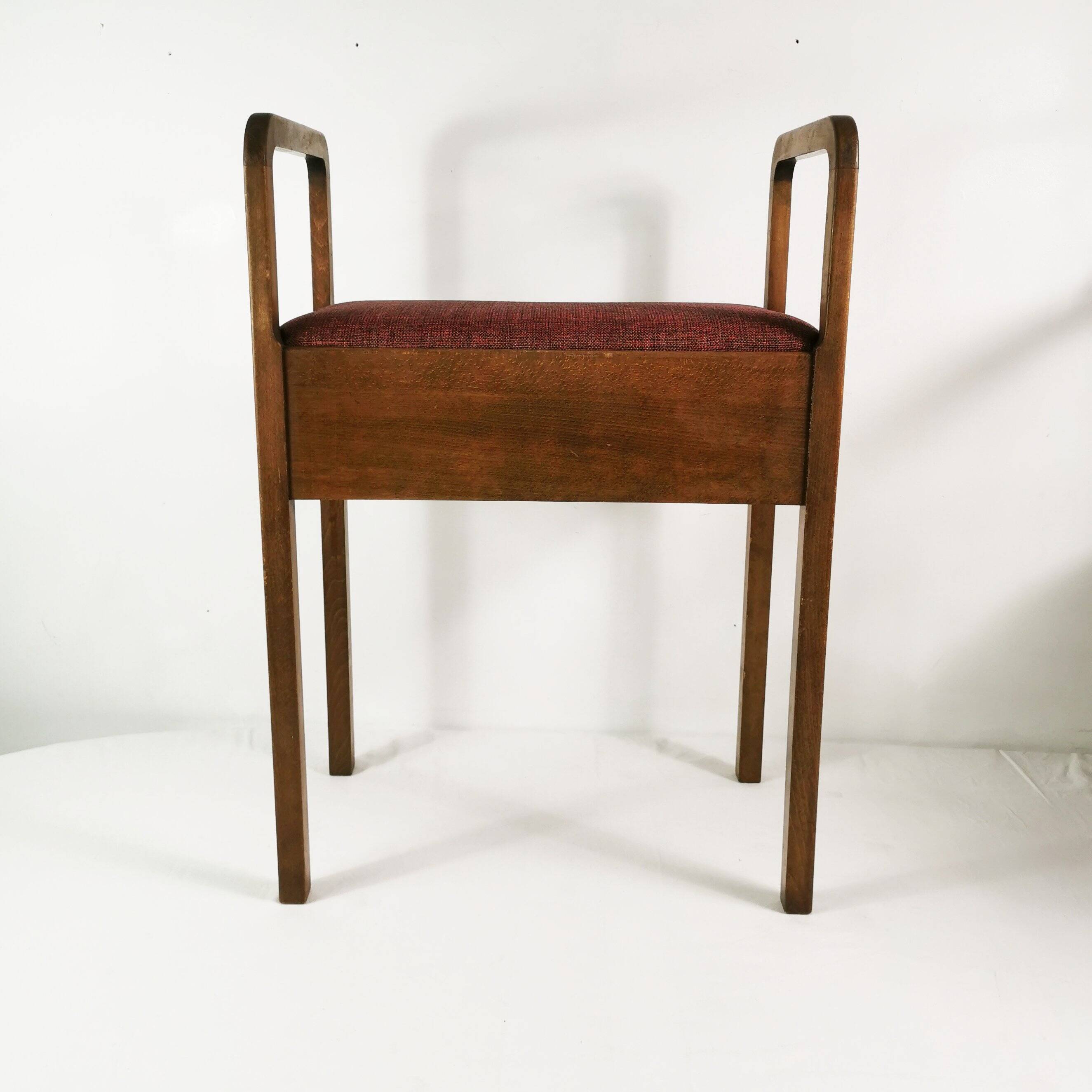 Art Deco hallway chair, Denmark, 1940s.