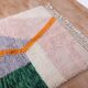 Handmade pure natural wool rug size
