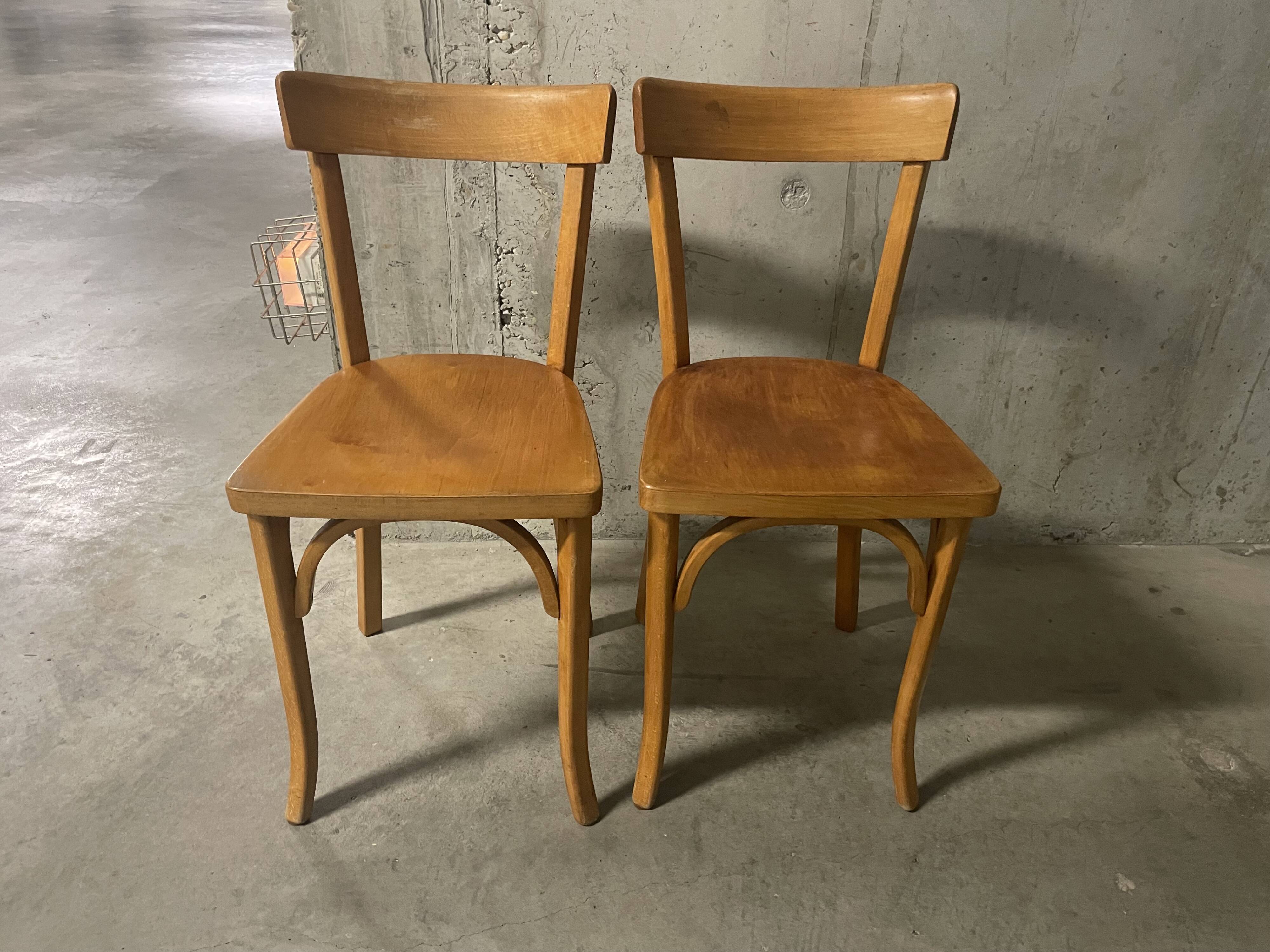Chaises de bistrot Baumann