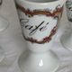 Mazagrans porcelaine de Limoges lot de 5