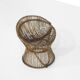 Rattan stool, Italy, 1960s.