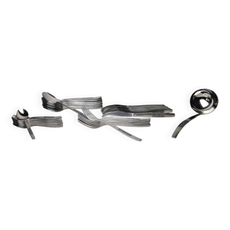 Amefa Holland Damask Stainless 45-piece cutlery set