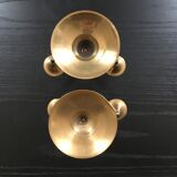 Pair of brass candlesticks