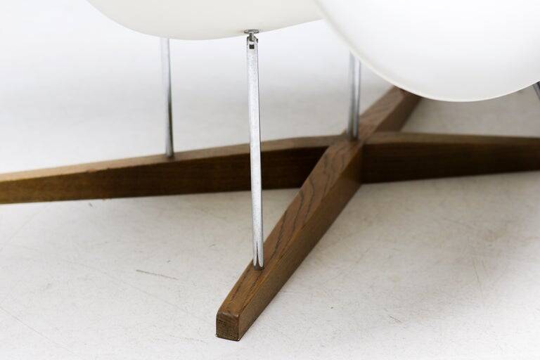 Early 2001 Vitra Eames La Chaise – Labeled, Sculptural Bone-White Patina
