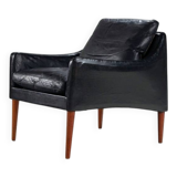 Lounge chair model 800 in leather by Hans Olsen CS Mobler Denmark 1958