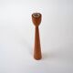 Teak candlestick, Danish design, 1970s, made in Denmark