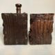 Pair of wooden bookends