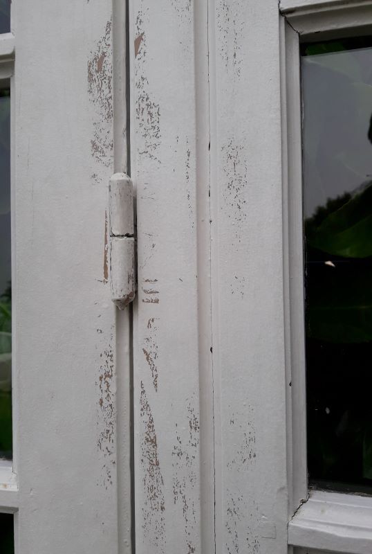 Oak arched bay window door H219xW267,5 small tiles