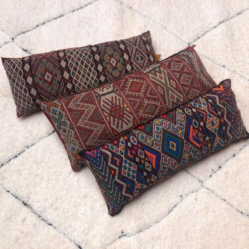 Set of woven cushions