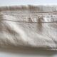 Table cloth reserves of large ivory raw linen kit 280cm