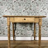 Desk or side table with turned legs