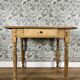 Desk or side table with turned legs