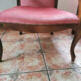 Duo of voltaire armchairs