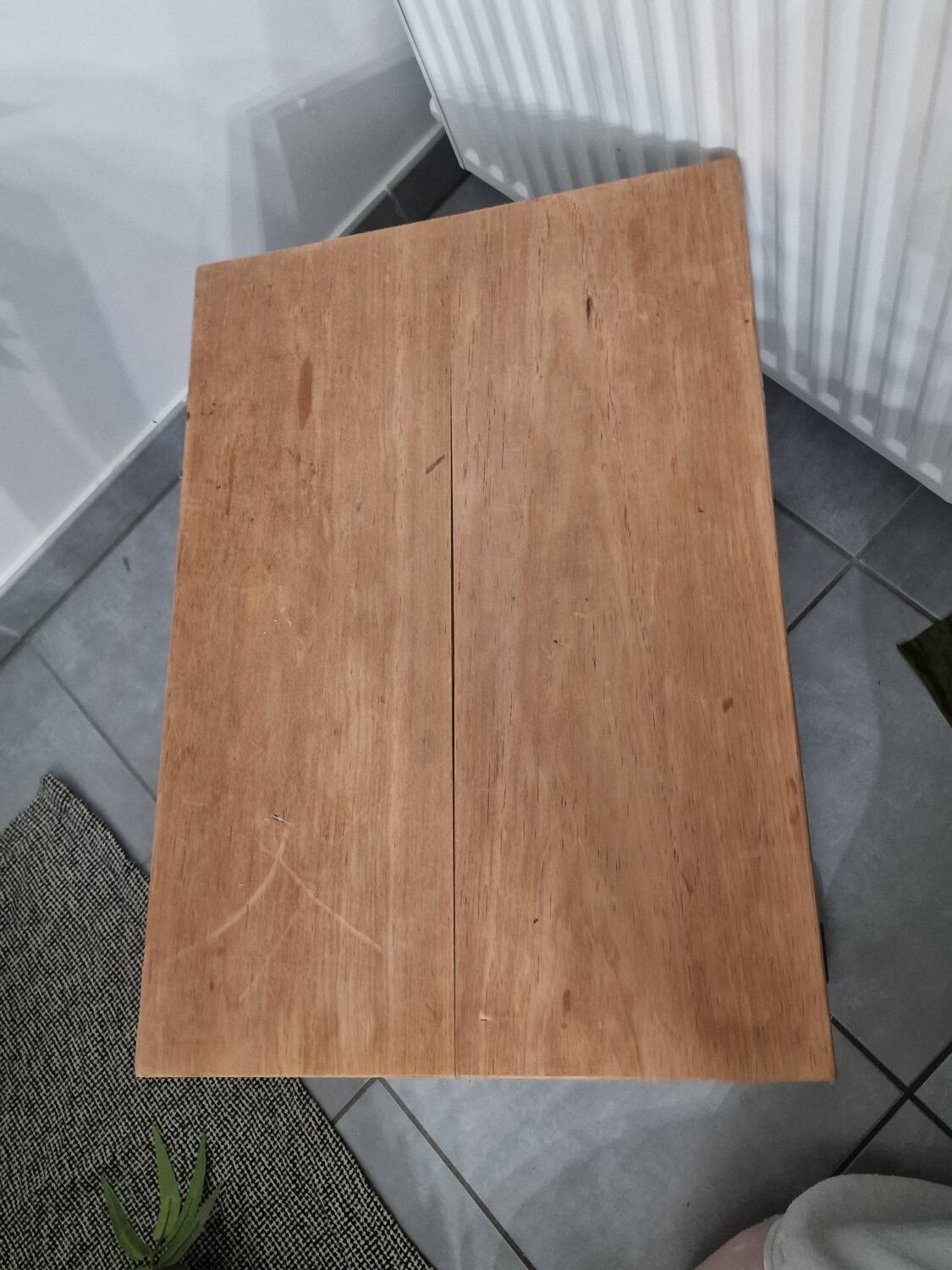 Wooden coffee table