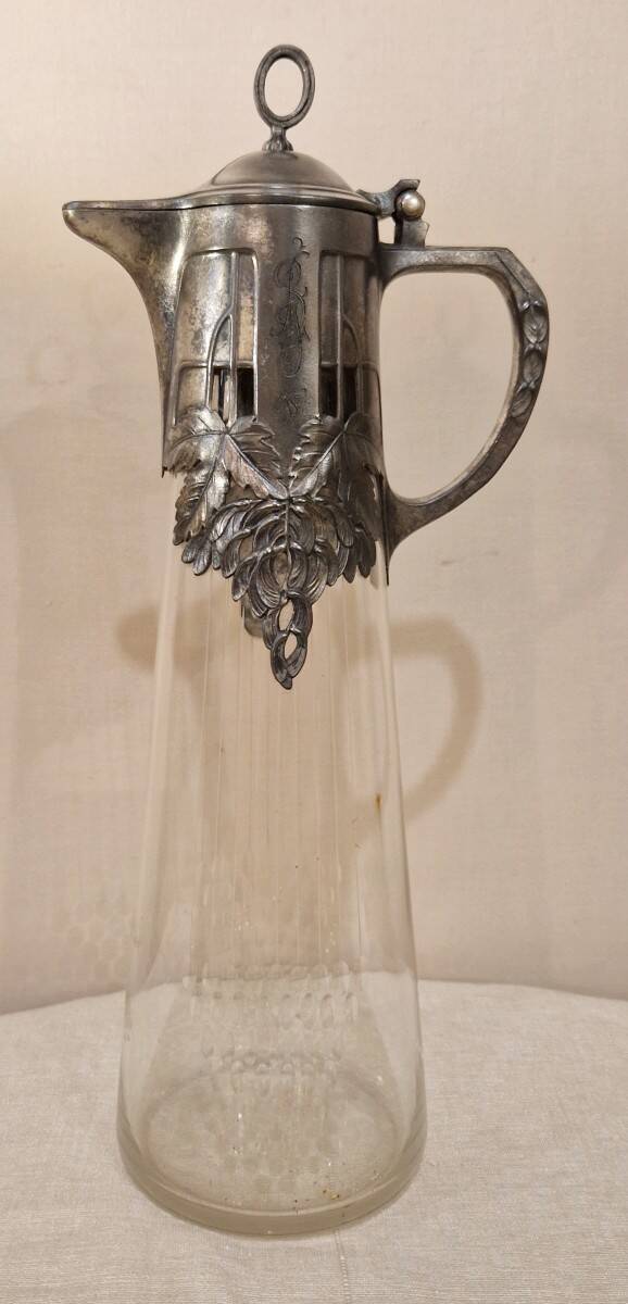 crystal carafe - Art Nouveau