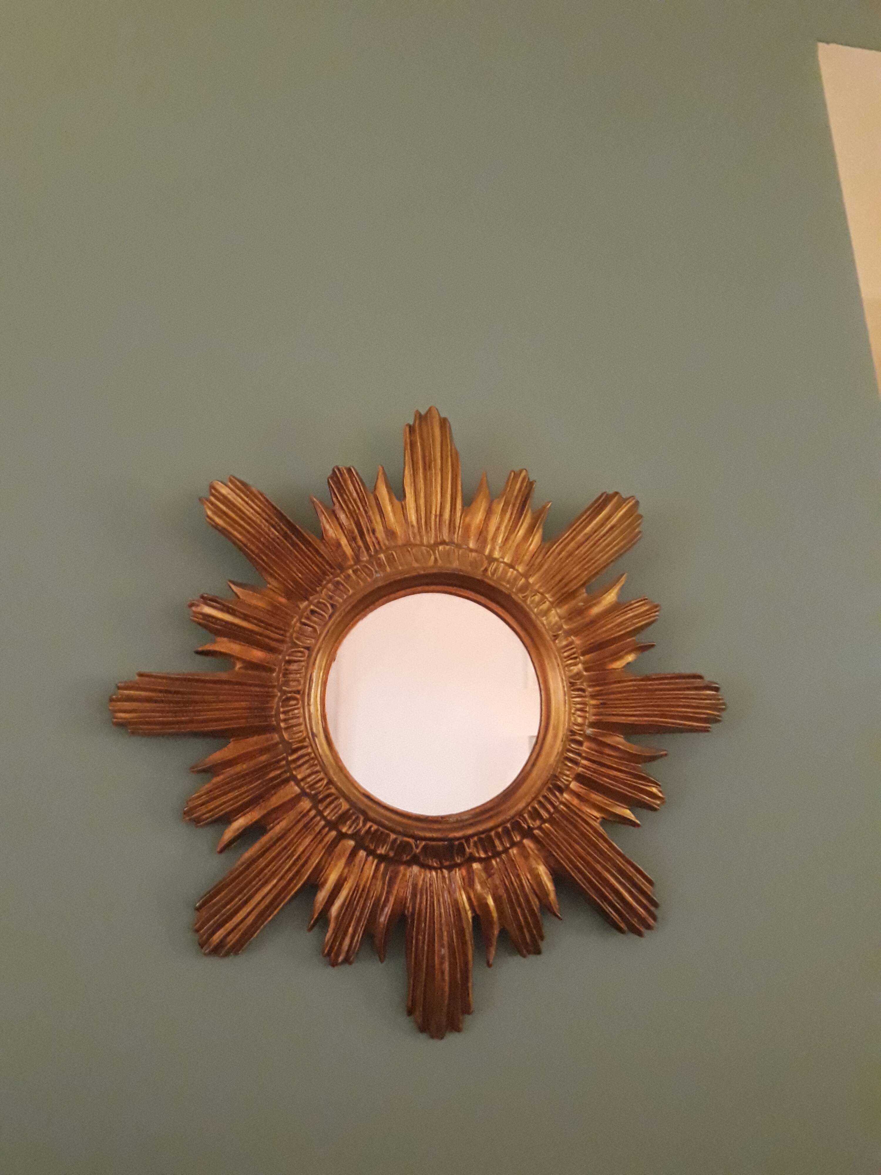 Vintage Italian witch mirror